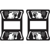 JeepTails Fallen Comrade USA American Flag Tail lamp Light Covers