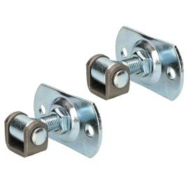 KOTARBAU® Set of 2 Adjustable Gate Hinges M16 with Screw-On Plate Rectangular 100 x 55 mm Solid Design (M16)