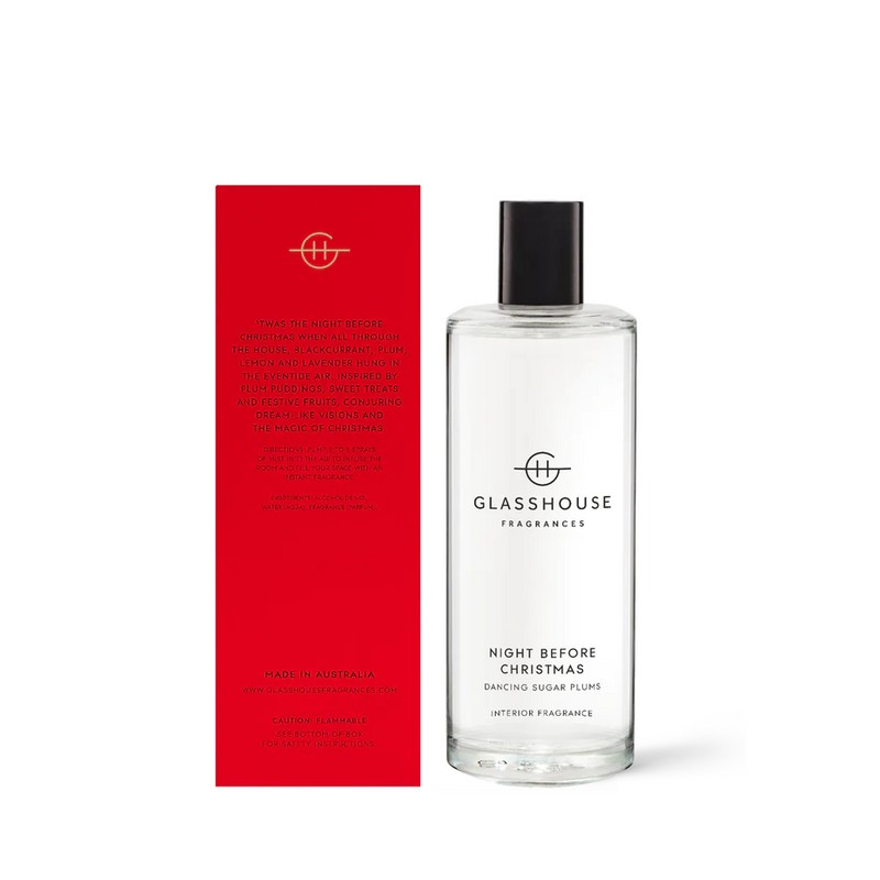 Glasshouse Fragrances NIGHT BEFORE CHRISTMAS Interior Fragrance 150ml