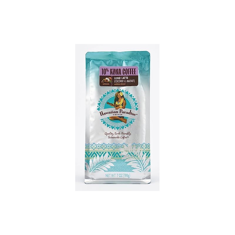 Hawaiian Paradise Khea 10% Kona Luau Latte (Coconut & Macadamia)
