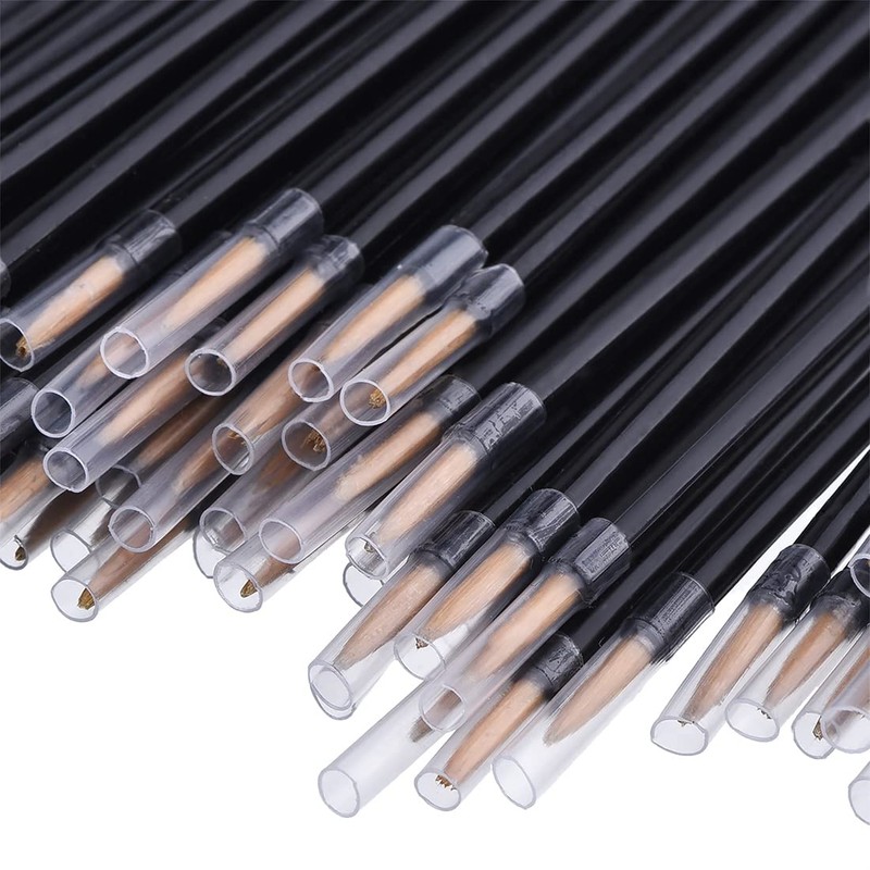 eBoot 100 Pack Disposable Eyeliner Brush Eyelash Serum Brushes Eyeshadow