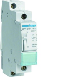 Hager EPN510 Impulse Switch 1 Closer 230 V White