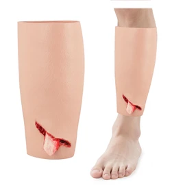 MedEduQuest Open Fracture Simulator, Wound Packing Trainer for Medical Education, Trauma Trainer