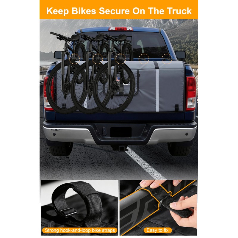 Tanfix Tailgate Pad for Mountain Bikes, 51" Tailgate Protection Pad