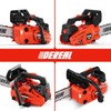 12 Inch Gas Chainsaw, 25.4CC 2-Stroke Top Handle Gas Powered