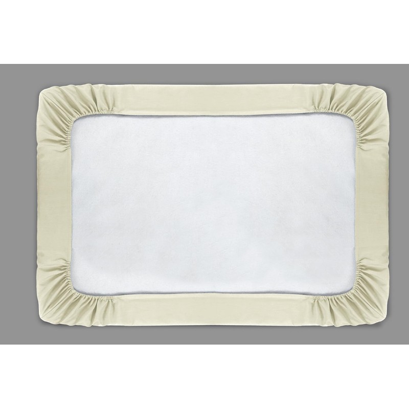 CHARKHAH Polycotton Fitted Sheet for Single Double King Super King