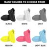 WFARH Shoe Covers, Waterproof Shoe Covers for Rain, Reusable Silicone