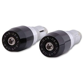 Highsider Motorcycle Handlebar Handlebar Weights Evo, Black, with inner diameter 12 – 21 mm – PAIR. Can also be used to
