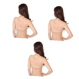 Healvian 3pcs Chest Straightener Women Posture Corrector Relief Humpback Lumbar Support Comfortable for Day Wear