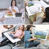 HETTHI Laptop Bed Tray Table, Adjustable Sturdy Laptop Stand for