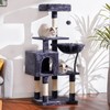 Heybly Cat Tree with Toy, Cat Tower condo for Indoor