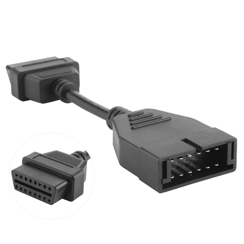 Leapiture Professional 12Pin Male To OBD1 OBD2 16Pin Female Adapter