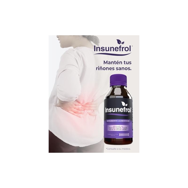 Insunefrol Suplemento Alimenticio para Apoyo Renal - 60ml - Extracto