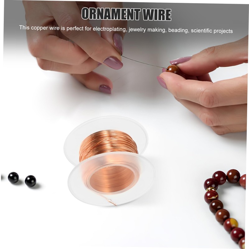 LALAFINA 1 Roll Soft Copper Wire Feet Pure for Jewelry