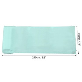 PATIKIL 71x82 Inch Sleeping Bag Liner, Soft Lightweight Travel Camping Sheet Sleep Sack Large Sleep Bag with Carry Bag for Double Adults Camping Travel Hotel, Light Green