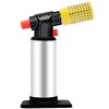 Molgoc Butane Torch with Heat Guard, visible indicator for refilling,Refillable