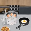 Portable Electric Hot Pot with Foldable Handles, Non-stick Frying Pan,