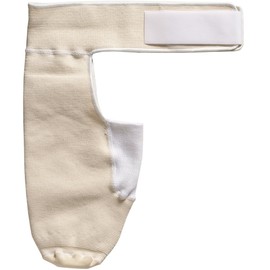 Truform-OTC Above Knee AK Stump Shrinker, Limb Compression, Expandable Gusset, Medical Amputee Care, Large (8 inch Length)
