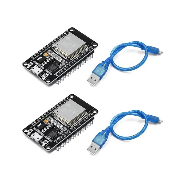 2pzs Módulo Esp32 Wifi+bluetooth 4.2 Ble Nodemcu Con Cable Usb