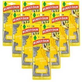 10 x Wunderbaum vanilla aroma air fresheners