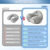 Neck Pillow for Airplanes,Portable Adjustable Travel Pillow with 360° Support,Memory