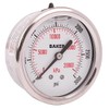 Baker AHNC-3000P Pressure Gauge, 0 to 3000 psi