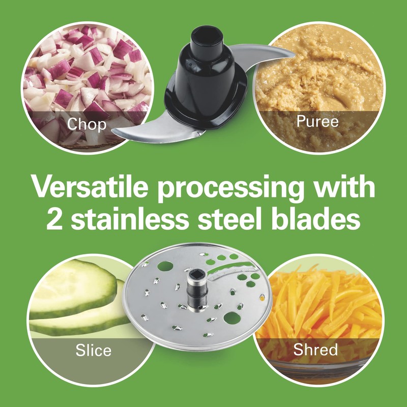 Hamilton Beach Big Mouth Duo Plus 12 Cup Food Processor