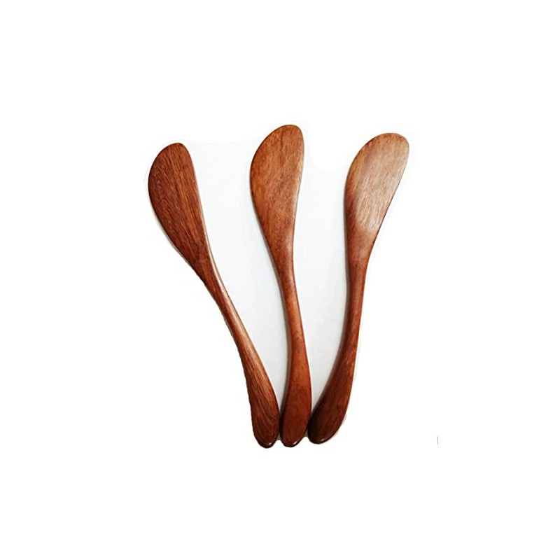 3 Pcs. x 6" Wooden Bread, Beakery, Butter, Jam Spreader