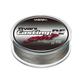 VARIVAS PE Line, Abalone Casting PE, Super Max Power, 988.4 ft (300 m), No. 5, Max 80 lb, 8 Pieces, Stealth Gray