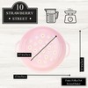 10 Strawberry Street Daisy Polka Dot Round Baker, Pink
