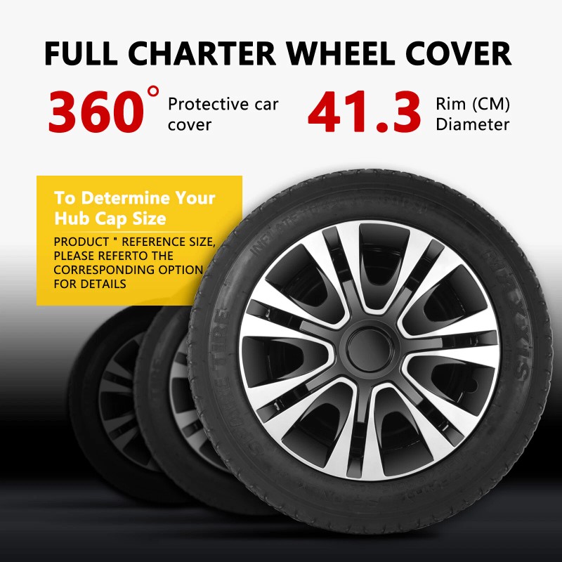 DREAMIZER R15 Car Wheel Cover Hubcaps Clip Vehicle Tire Caps