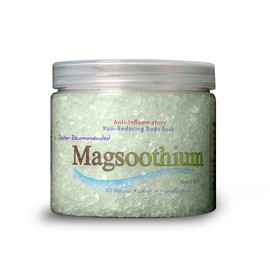 Magsoothium 16oz Magnesium Sulfate Soaking Crystals Infused with Winter Green and Arnica