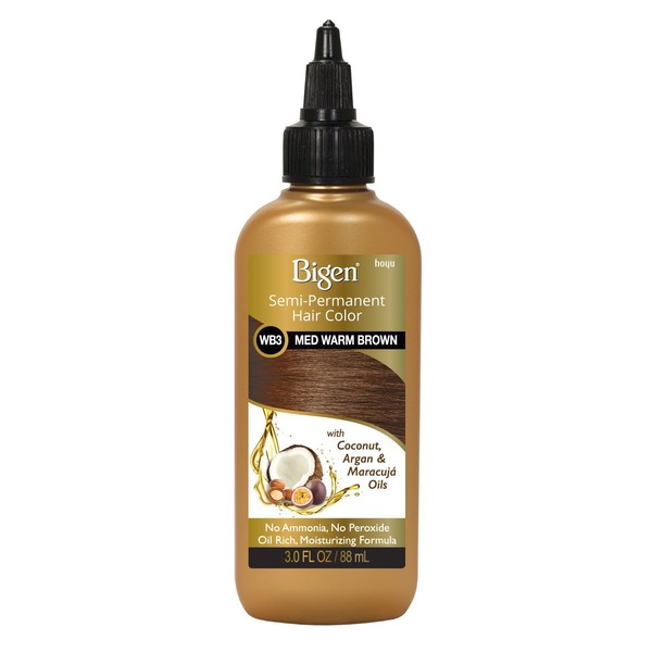 Bigen Semi-Permanent Haircolor #Wb3 Medium Warm Brown 3 Ounce (88ml)