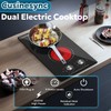 Cusinesync 2 Burner Electric Cooktop 12 Inch, Electric Stove Top