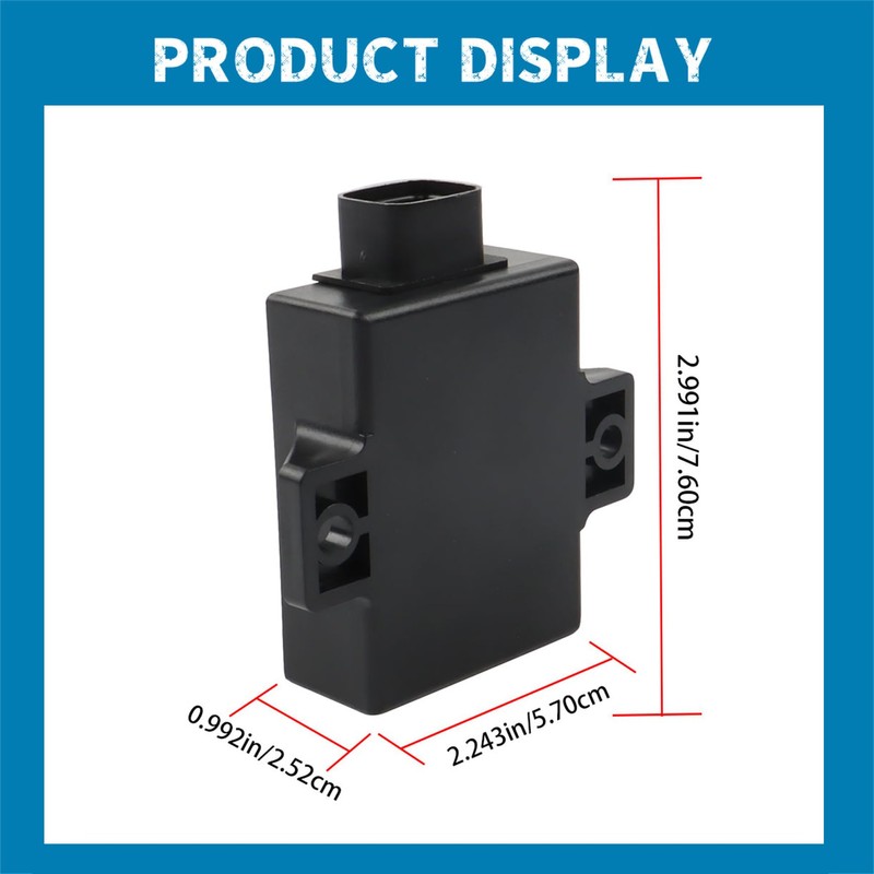 Silscvtt Ignition Coil CDI Box Starter Solenoid Relay Replacement for