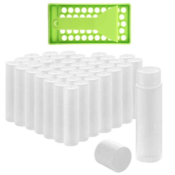 Acrux7 100 PCS Empty Lip Balm Tubes Containers 5ml Lip