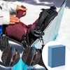 PEUTIER 5x4x2cm Gummy Rubber Abrasive Stone, Blue, 60 Grit, Snowboard