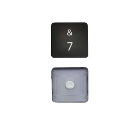 Replacement Individual Number 7 Key Cap and Hinges are Applicable for MacBook Pro 13/16inch Model A1989 A1990 and for MacBook Air Model A1932 Keyboard to Replace The 7 Keycap and Hinge