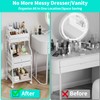 HapiRm Floor Makeup Organizer Storage - Vanity Skincare Make Up