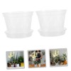 BESPORTBLE 2 Sets of Plastic Root Control Pots Drainage Holes