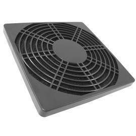 AABCOOLING Plastic Filter 80 Black - Fan Cover 80 x 80 mm, PC Filter Mesh, Computer Filter, 80 mm Fan Filter, Dust Filter