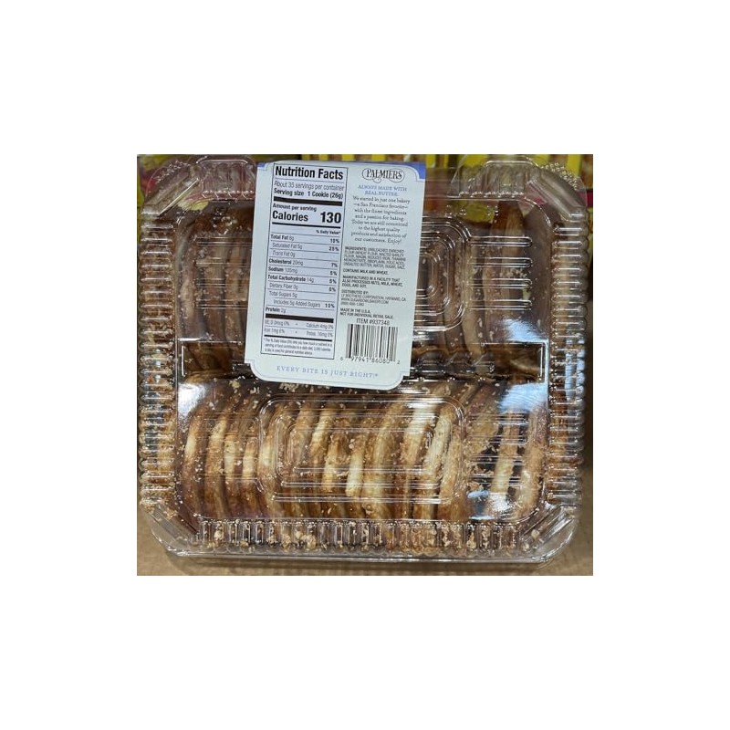 Generic Sugar Bowl Bakery Petite Palmiers ~ French Style Favorite