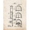 Frame a Patent Trombone M12487 Lacquer Print