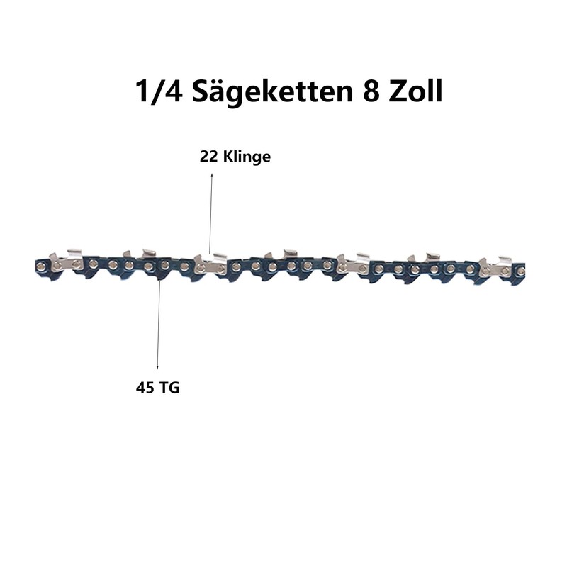 AICOYA 2 x Saw Chains 1/4 Inch 45 Drive Links