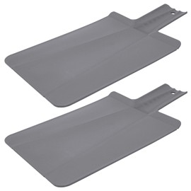 Westmark Schneidebretter Flexi – 2 hochwertige Schneideunterlagen zum einfachen Schneiden von Lebensmitteln, klappbar – Grau, 637 x 21 x 0,4 cm, 21822E3