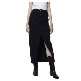 PIECES Female Denim Skirt PCJESSIE, black