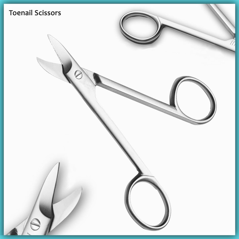 Nail Scissors for Men and Women | Curved Blades Cuticle