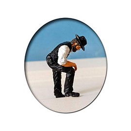 Zimmermann, model train figure, hand-painted, gauge 0 (zero), 1:45