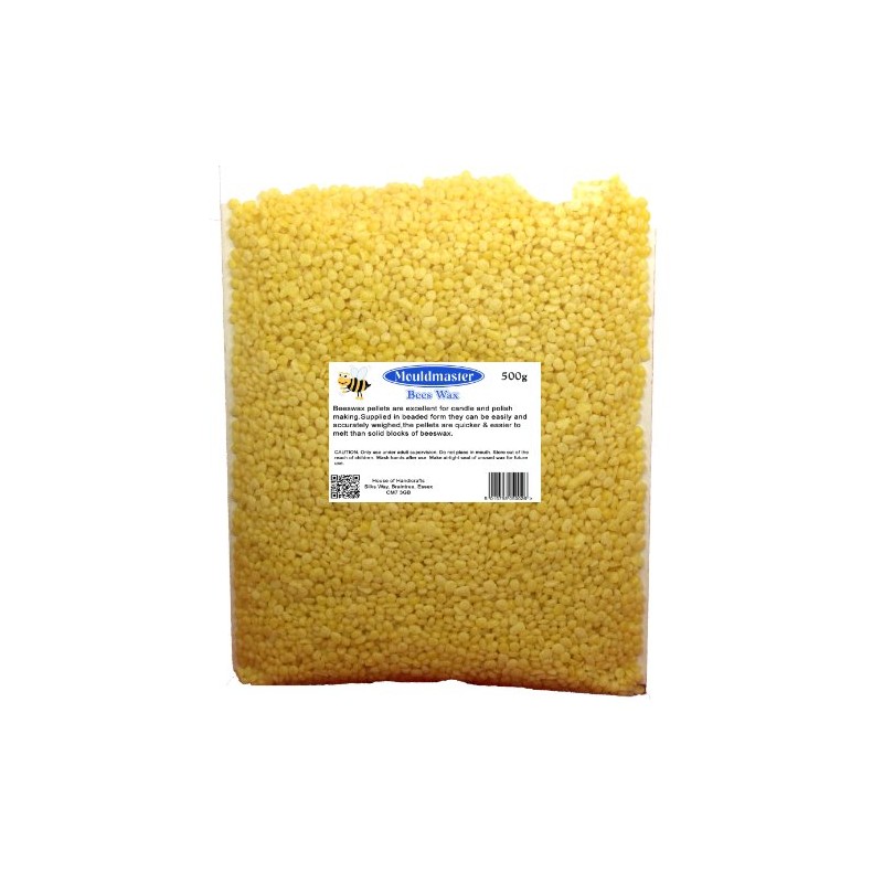 Mouldmaster 500 g Bees Wax, Golden Yellow