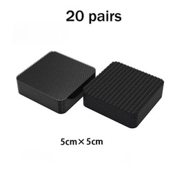 Rug Gripper For Carpeted Floor 20pcs From Rug To Carpet Stop Rug Slipping Rug Grippers 5 x 5 cm Washable Reusable Carpet Non Slip Sticky Grips For Carpeted Floor Stair Sofa Cushion Car Boot Liners